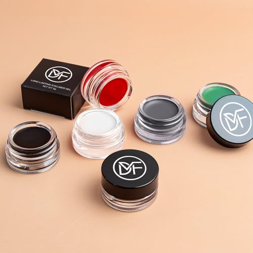 Eyeliner Gel con Pincel 5.51 in, Waterproof, Negro miniatura 3