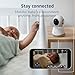Maxi-Cosi See Pro 360 Baby Monitor with CryAssist™ AI Cry Translation, 2K HD camera with PTZ, Secure Non Wi-Fi 5 inch parent unit, 10 hour battery, Soothing Lullabies, 2-way audio