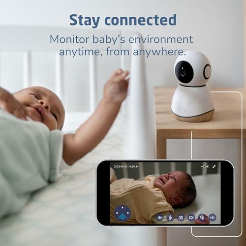 Maxi-Cosi See Pro 360 Baby Monitor with CryAssist™ AI Cry Translation, 2K HD camera with PTZ, Secure Non Wi-Fi 5 inch parent unit, 10 hour battery, Soothing Lullabies, 2-way audio - image 5