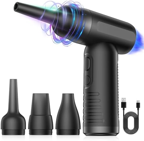 IT Dusters AirTec Ultra Type 6 Electric Air Duster - Powerful Blower For PCs, Consoles, Keyboards & Home Cleaning, Eco Alternative To Canned Air