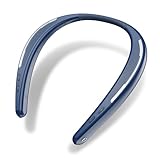 Earaku (イアラク) ネックスピーカー 【2025全方位進化・日本語音声ガイド】Bluetooth 5.3 ワイヤレス ウェアラブルネックスピーカー 88g軽量 首掛けスピーカー テレビ用/ハンズフリー通話/スポーツ用 Zoom/Skype 対応 生活防水対応 (blue)
