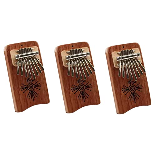 Piano à pouce miniature SUPVOX - Set de 3 kalimbas de poche pour débutants