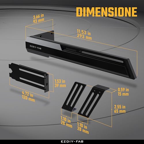 Supporto GPU Staffa per Supporto Scheda Grafica Supporto Scheda Video,Struttura Avvitabile,Supporto Supporto Scheda Video RX7990XTX,RTX4090,Nero-341-2 - Scheda video - Immagine 2