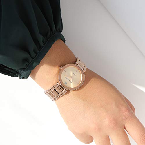 Anne-Klein-Womens-Genuine-Diamond-Dial-Bracelet-Watch
