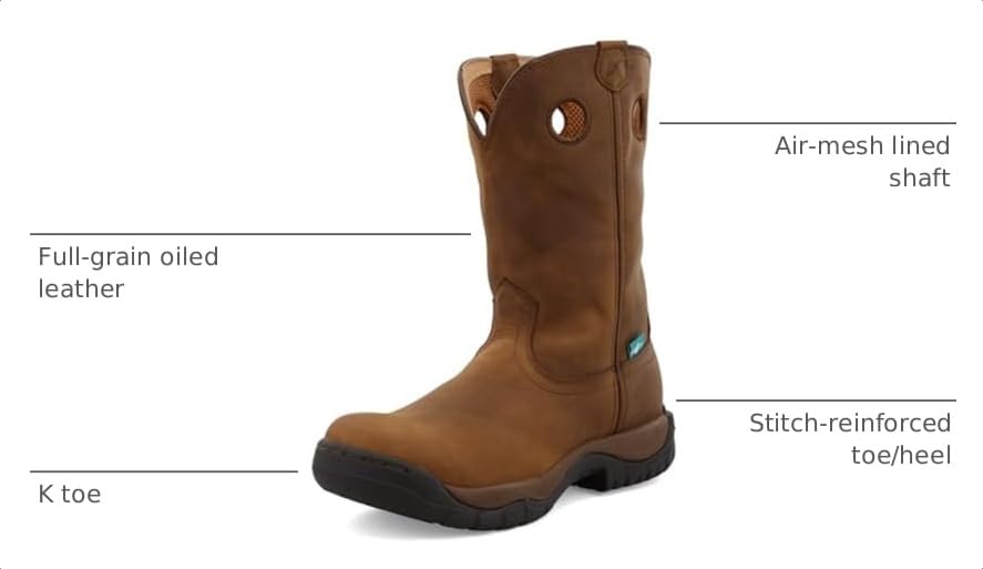 Image of Twisted X Men's 11in All Around Bomber Work Boot