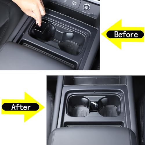 Porte-gobelet console centrale : finis les gobelets renversés dans votre Defender