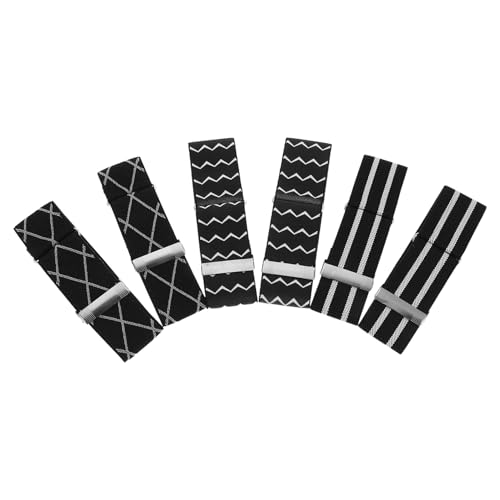 Portamangas elásticos para camisas de hombre Gatuida ajustables de poliéster pack de 3