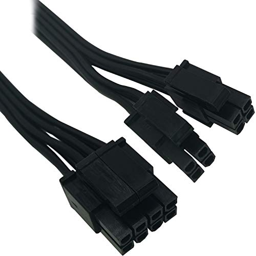 (2-Pack) Comeap Motherboard Atx Cpu 8 Pin (4+4) Male To Female Extension Cable For Power Supply Psus 9.5-Inch(24Cm) #TOP2