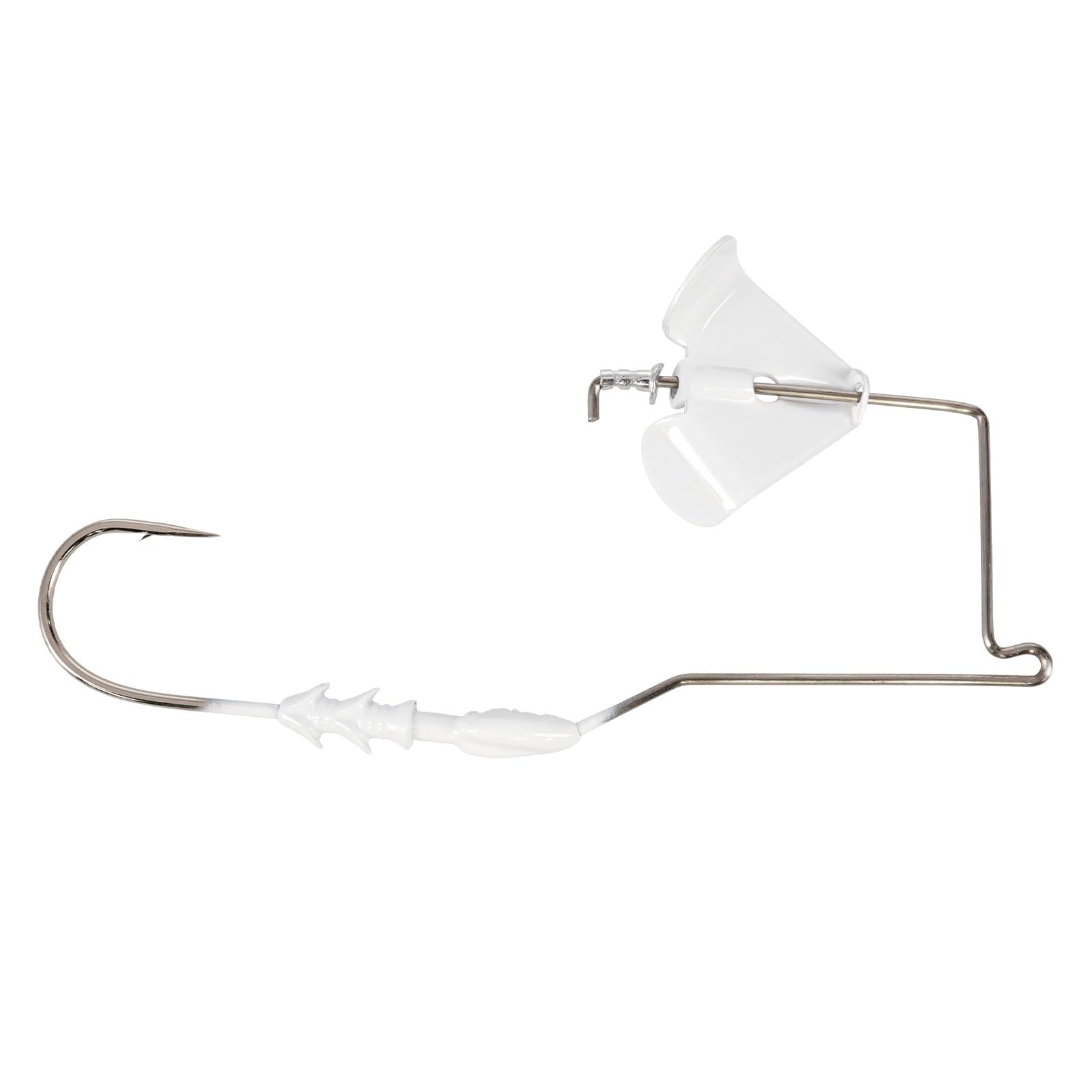 G-Buzz Bait 1/2 Oz. / White W/White Blade