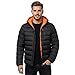 Calvin Klein Men's San Gabriel Padded Jacket - Black/Orange - L