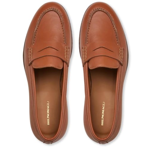 Image of Bruno Magli Women's Lixia Loafers, Leather Shoes, Slip-On Dress Shoes