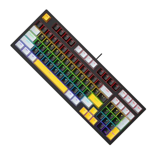 Teclado Mecánico Gamer 98 Teclas LED Negro miniatura 4