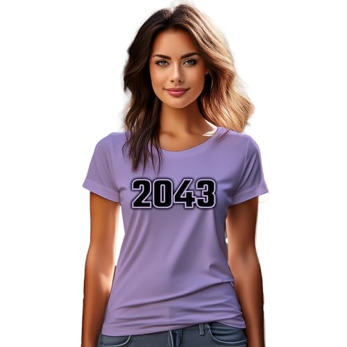 T-shirt pour femme 2043 Iris Lavender : haut chic de couleur lavande