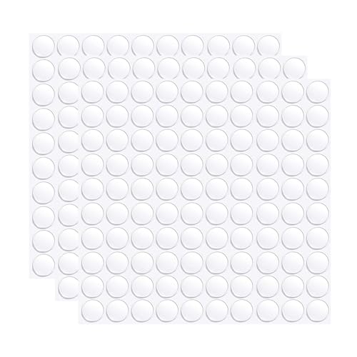SSHUIKKAI 300 Stück Klebepunkte Doppelseitig, Doppelseitige Klebepads, Doppelseitige Klebepunkte, für Wand Holz Kunststoff Weihnachtszubehör