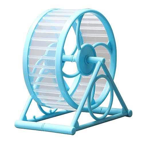 Muloo Small Bird Hamster Running Wheel with Stand Household Running Jogging Toy Playing Wheel Household Running Jogging Toy