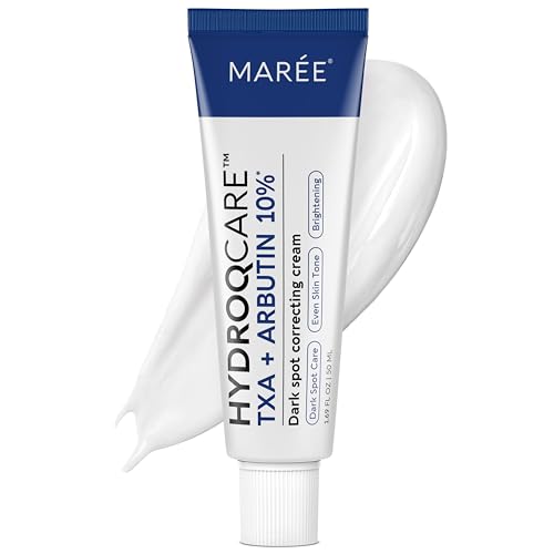 MAREE Tranexamic Acid & Alpha Arbutin Cream - Face Cream with Niacinamide Hyaluronic & Azelaic Acid - Crema para Manchas Oscuras en la Cara
