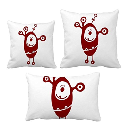 Coussin Alien Monster DIYthinker un cadeau original pour le canapé