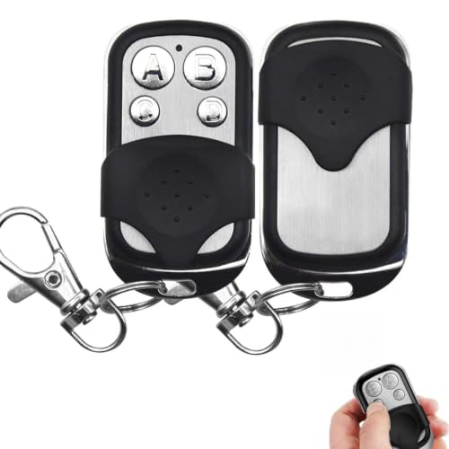 JiaYuan 2 Pièces Telecommande Universelle Portail 433,92 MHz,Télécommande