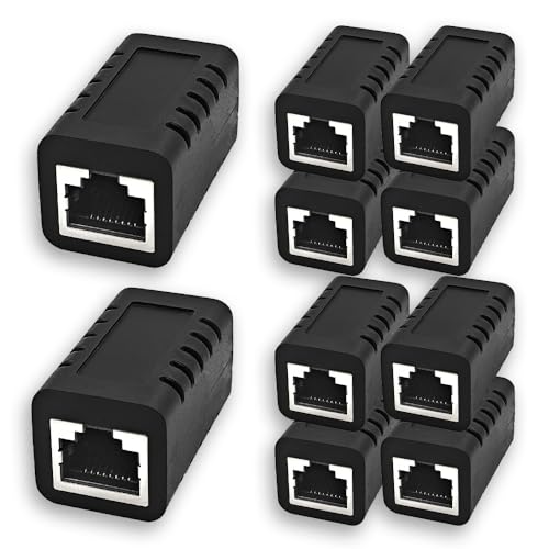 XANHAM RJ45 Jv[ C[TlbgP[uGNXe_[ X-XRlN^ Cat7 Cat6 Cat5e Cat5 LAN in Line Newwork pb`R[hA_v^[ ubN 10pbN