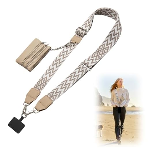 Cell Phone Lanyard Crossbody with Wallet, Versatile Clip and Go Phone Strap