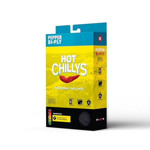 Hot Chillys Men's Pepper Bi-Ply Thermal Warming Midweight Relaxed Fit Stretching Base Layer Long Sleeve Crewneck 5