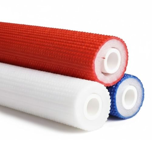 Isolation De Tuyau Mousse Isolante, Tube Isolation En Mousse, Manchon D'isolation Pour Tube Calorifuges, Manchon De Tuyau D'isolation Antigel Pour Chauffage Et Extérieur(Blanc,ID 16mm (5/8))