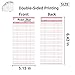Homtable 120 Pieces Expense Tracker Budget Sheets Money Trackers for Cash Budget Binder Envelopes Inserts and Budget Planner(6.42 x 3.15 inches) (Multicolored)