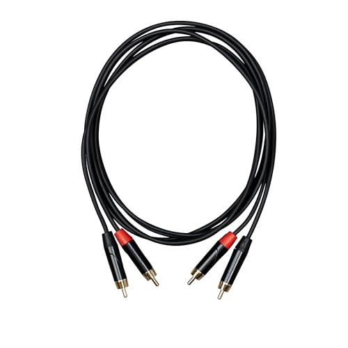 CASCHA Advanced Line Audio Cable RCA (2M) to RCA (2M), 5 m, black - Image 2