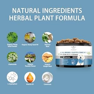 Calming Chews for Dogs Organic Hemp Dog Relaxing Treats for Anti Anxiety Stress Bites Car Sickness Pain Relief Separation Ease Puppies Soft Chews Canine Pup Calm Care Health Treatment Supplies  Cucciolini Doodles Calming chews for dogs organic hemp dog relaxing treats for anti anxiety stress bites car sickness pain relief separation ease puppies soft chews canine pup calm care health treatment supplies   cucciolini doodles