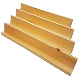 Marion Set of 4 Large Wooden Domino Game Racks