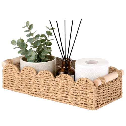 Toilet Paper Storage Basket for Toilet Tank, Bathroom Organizer