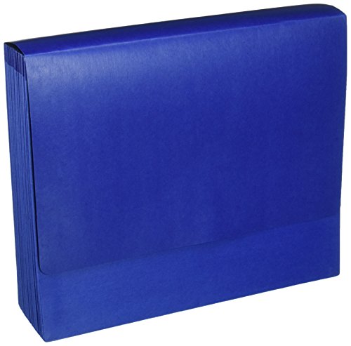 Wilson Jones ColorLife 1u00a0A 31u00a0expandir archivo con velcro Gripper solapa, 27u00a0cm expansión, 10u00a0x 12u00a0cm, color azul oscuro (wccc7117d-bl)