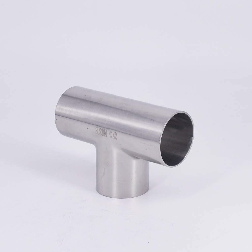 Conector de acero inoxidable, soldadura a tope de diámetro exterior de tubería, estándar DIN Conector de soldadura a tope de diámetro exterior de tubería de 14 mm-104 mm Conector de 3 vías Accesorio d