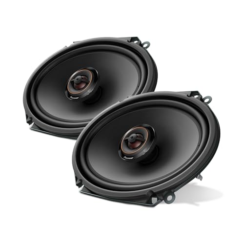 Image of PIONEER D-Series TS-D68F 6 inch x 8 inch 2-Way Coaxial Car Speakers 280W Max
