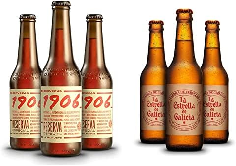 Cervezas 1906 Reserva Especial – Pack de 12 botellas de 50 cl – B...