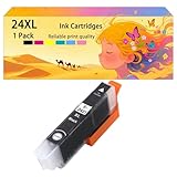 Contenu de la cartouche d'encre : Cette cartouche d'encre contient environ 12 ml d'encre dans la cartouche noire et environ 12 ml d'encre dans la cartouche couleur (couverture à 5 % du papier A4)