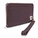 Carhartt Rugged Canvas Wallets for Women, Available in Multiple Styles & Colors, Nylon Duck Lay-Flat Clutch (Deep Wine), One Size