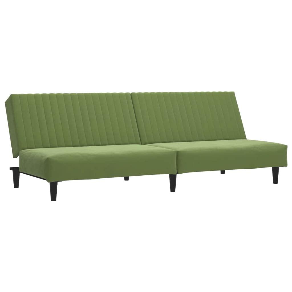 sofás de Dos plazas,Sofa 120 cm,Sofa Cama Dos plazas,Sofá Cama de 2 plazas Terciopelo Verde claroAdecuado para salón, Dormitorio