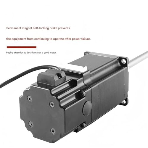 Moteur pas à pas NEMA23 T10 avec frein à aimant permanent robuste hauteur 56mm