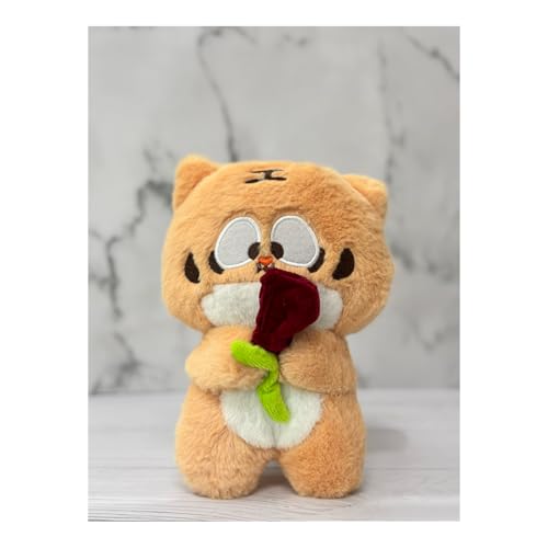 Image of EITHEO Baby Stuffed Animal Plushie - 25 cm Huggable Soft Teddy Plush Toy for Kids, Girls & All Ages, Adorable Cuddly Stuffed Toy, Multicolor (Teddy Rose)