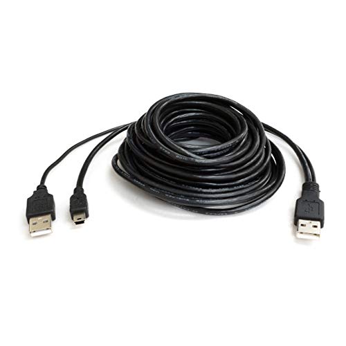 ALFA Network 8m Y USB cable USB type A male + USB type A male down to 1 x USB mini for Alfa AWUS051NH AWUS036NHA AWUS036NH AWUS036H AWUS036NHR AWUS050NH AWUS036NHV