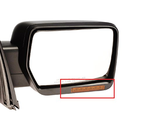 Ijdmtoy (2 Smoked Lens Amber Led Side Mirror Turn Signal Lamps Compatible With Ford F150 Expedition, Lincoln Mark Lt (Powered By 24 Pieces Of Smd Led Chips) #TOP4