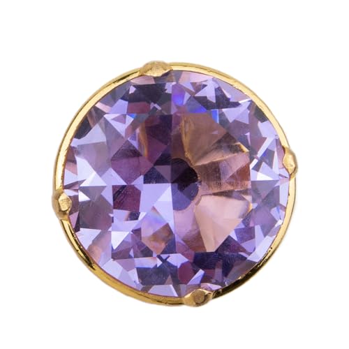 Canne dorée diamant violet bâton mode homme 93cm - 6