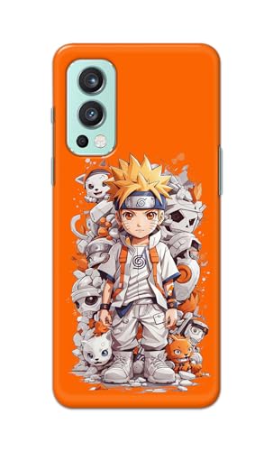 Image of PRINTFIDAA Plastic Printed Hard Back Cover Case For Oneplus Nord 2 5G Back Cover (Famous Anime Cartoon Character) -112, Multicolor