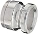 PT Coupling But Weld Schedule 10 Pipe Series 20AWB Aluminum Cam and Groove Hose Fitting, AWB-Adapter, 2" Adapter x Butt Weld