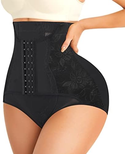 Nebility Women Butt Lifter Shapewear Hi-Waist Tummy Control Body Shaper Shorts Waist Trainer Panty