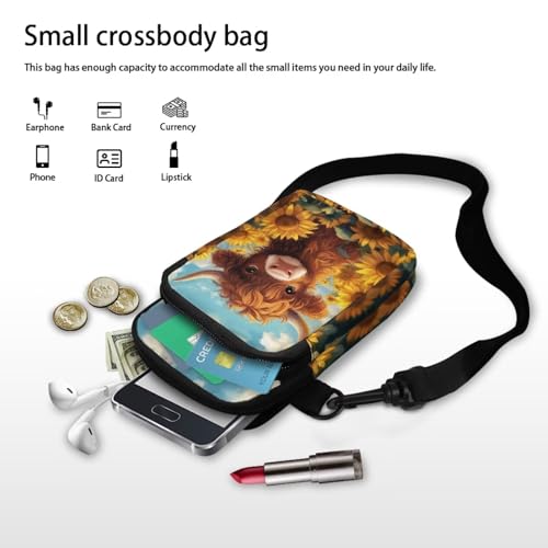Image of Xpyiqun Small Crossbody Bag Women Phone Purses Sling Shoulder Handbag Cross Body Pouch Wallet Bags