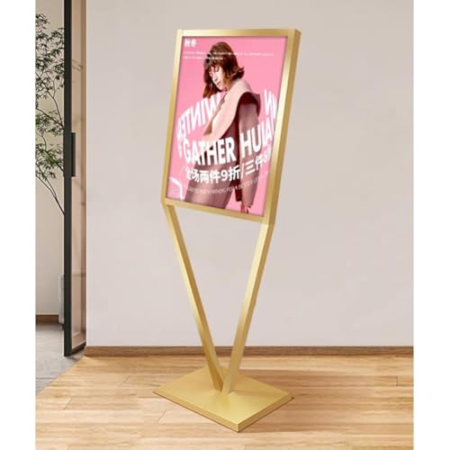 Support de panneau robuste double face et support d'affiche coulissant pour magasin