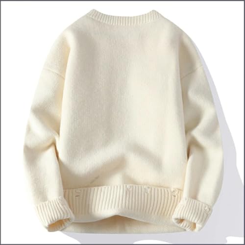 Men Thick Sweater Warm Pullover Pull Casual Knitted Sweaters Winter3