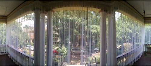 Standard Duty Flexible Curtain Track With Metal Spine 13.1Ft Long (4 Meters) – Easily Cut To Size. Bendable Curtain Track Perfect For Ceiling Mount Application. Includes All Required Components. #TOP6